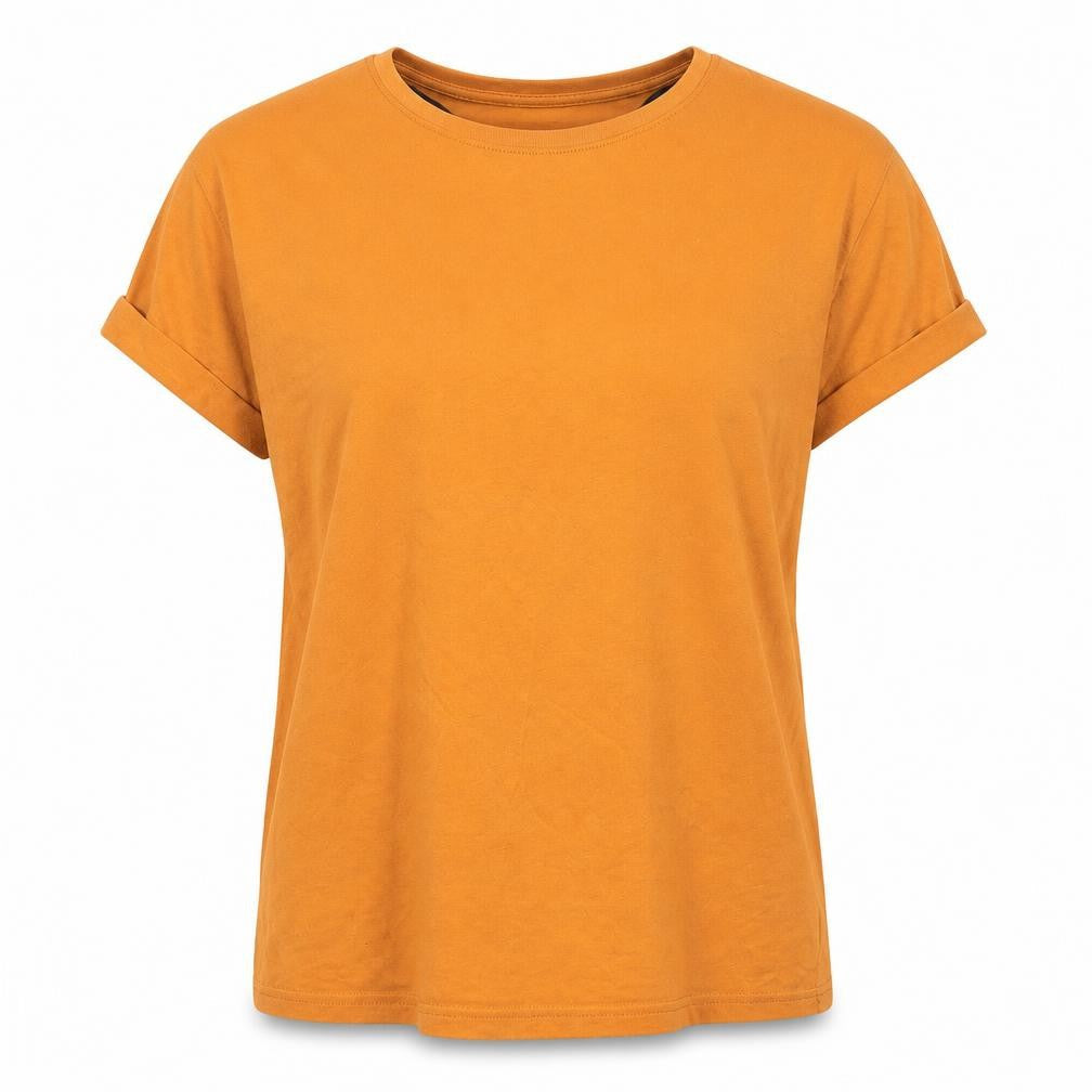 Womens UK Size L Divided Gold Basic T-Shirt