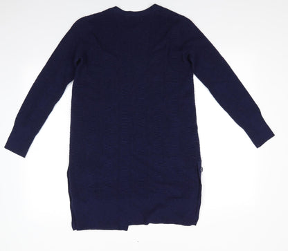 Womens UK Size 8 Per Una Blue Cardigan Jumper
