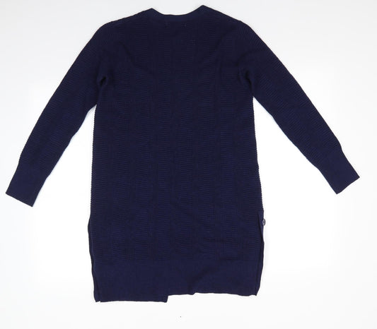 Womens UK Size 8 Per Una Blue Cardigan Jumper