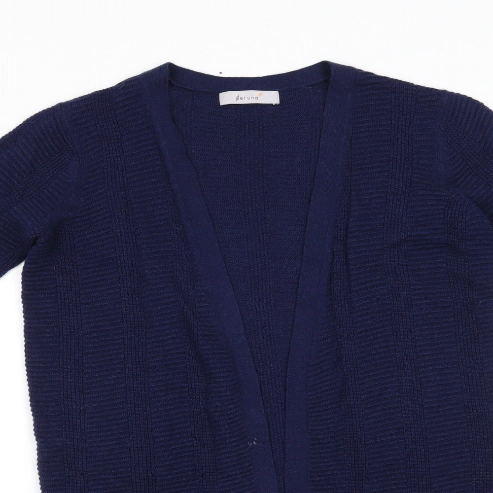 Womens UK Size 8 Per Una Blue Cardigan Jumper