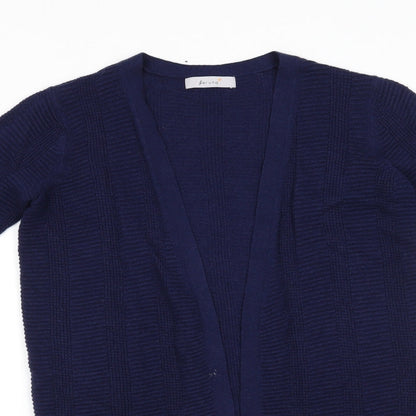 Womens UK Size 8 Per Una Blue Cardigan Jumper