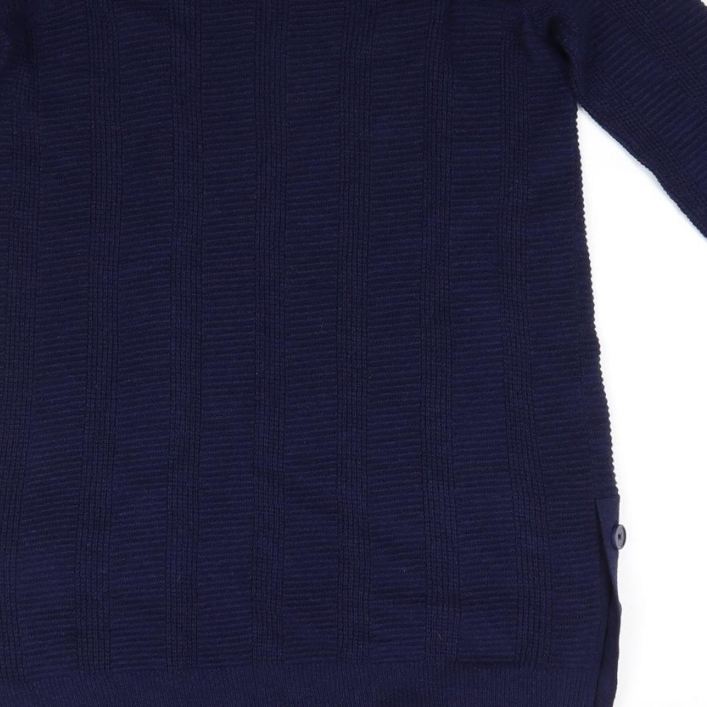 Womens UK Size 8 Per Una Blue Cardigan Jumper