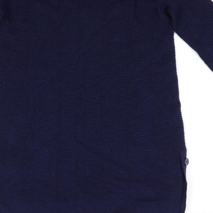 Womens UK Size 8 Per Una Blue Cardigan Jumper