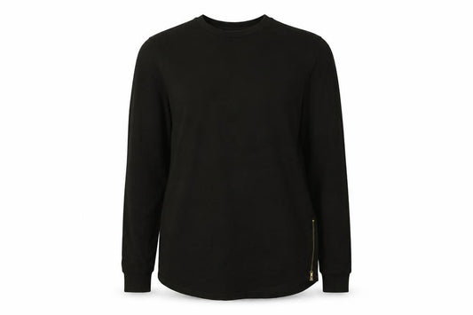 Front view of ASOS women’s green cotton pullover sweatshirt, size L