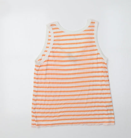 Womens UK Size 6 ASOS Orange Basic Tank