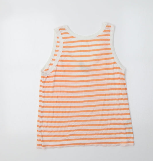 Womens UK Size 6 ASOS Orange Basic Tank