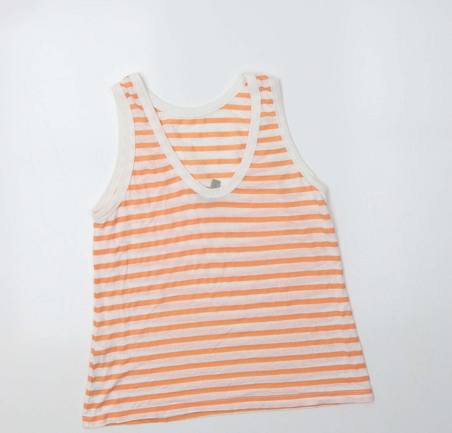 Womens UK Size 6 ASOS Orange Basic Tank