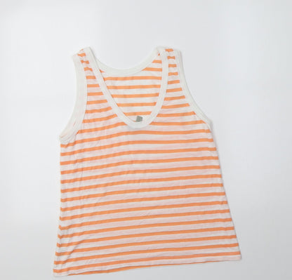 Womens UK Size 6 ASOS Orange Basic Tank