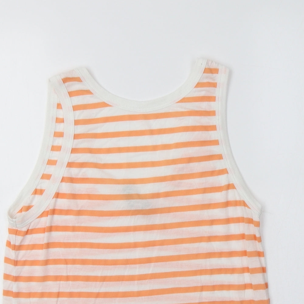 Womens UK Size 6 ASOS Orange Basic Tank