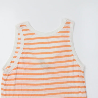 Womens UK Size 6 ASOS Orange Basic Tank