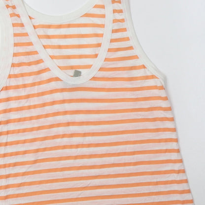 Womens UK Size 6 ASOS Orange Basic Tank