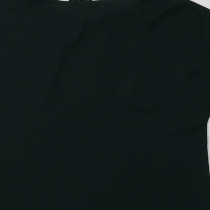 Womens UK Size 6 New Look Green Basic Blouse