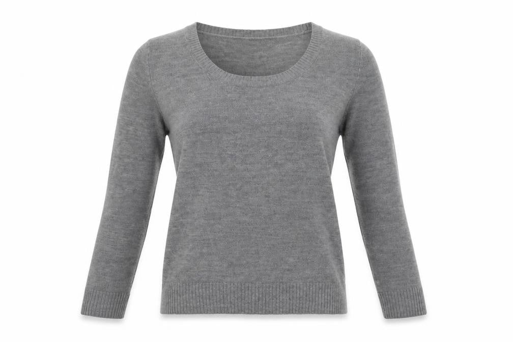 Womens UK Size 14 Papaya Grey Pullover Jumper