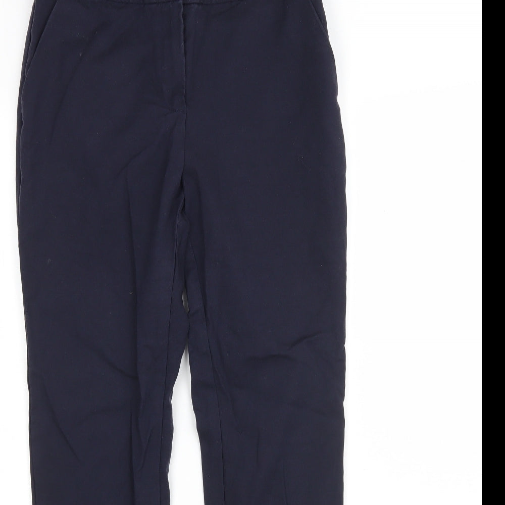 F&F Womens Blue  Viscose Trousers  Size 8 L27 in Regular