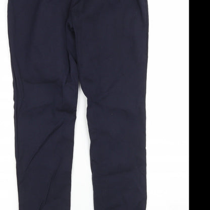 F&F Womens Blue  Viscose Trousers  Size 8 L27 in Regular