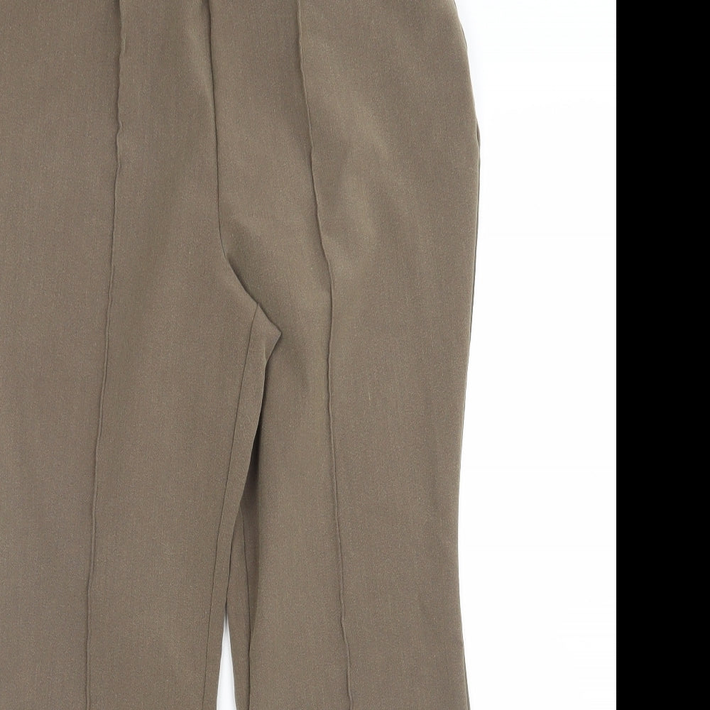Womens UK Size 10 Julipa Regular Fit  Brown Trousers