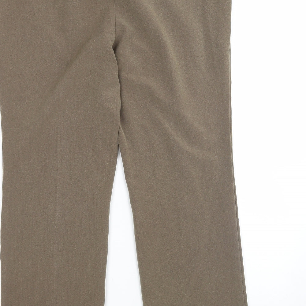 Womens UK Size 10 Julipa Regular Fit  Brown Trousers