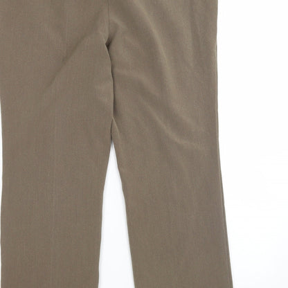 Womens UK Size 10 Julipa Regular Fit  Brown Trousers