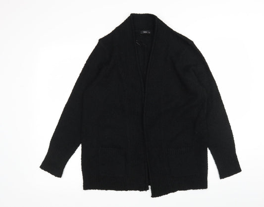 Womens UK Size 16 M&Co Black Wrap Jumper