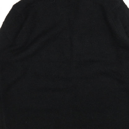 Womens UK Size 16 M&Co Black Wrap Jumper