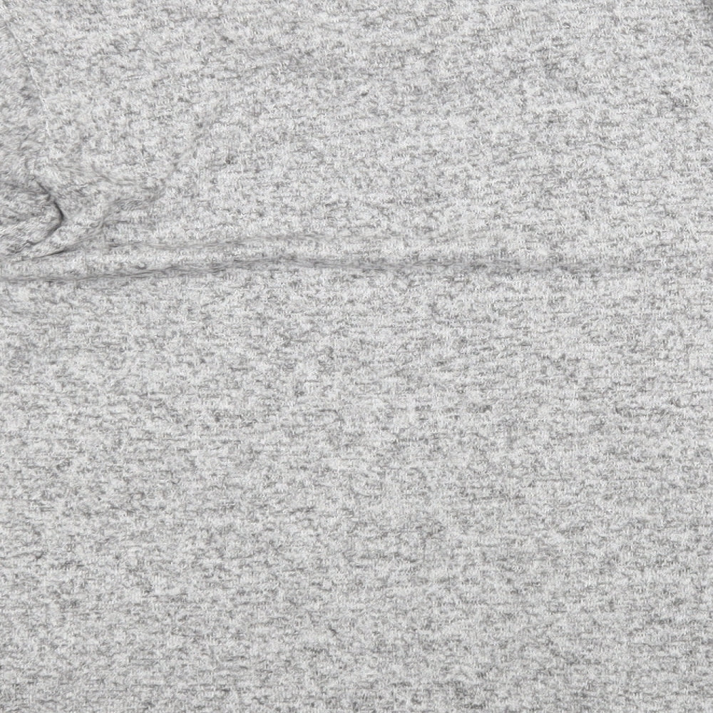 George Womens Grey Round Neck  Viscose Pullover Jumper Size 14