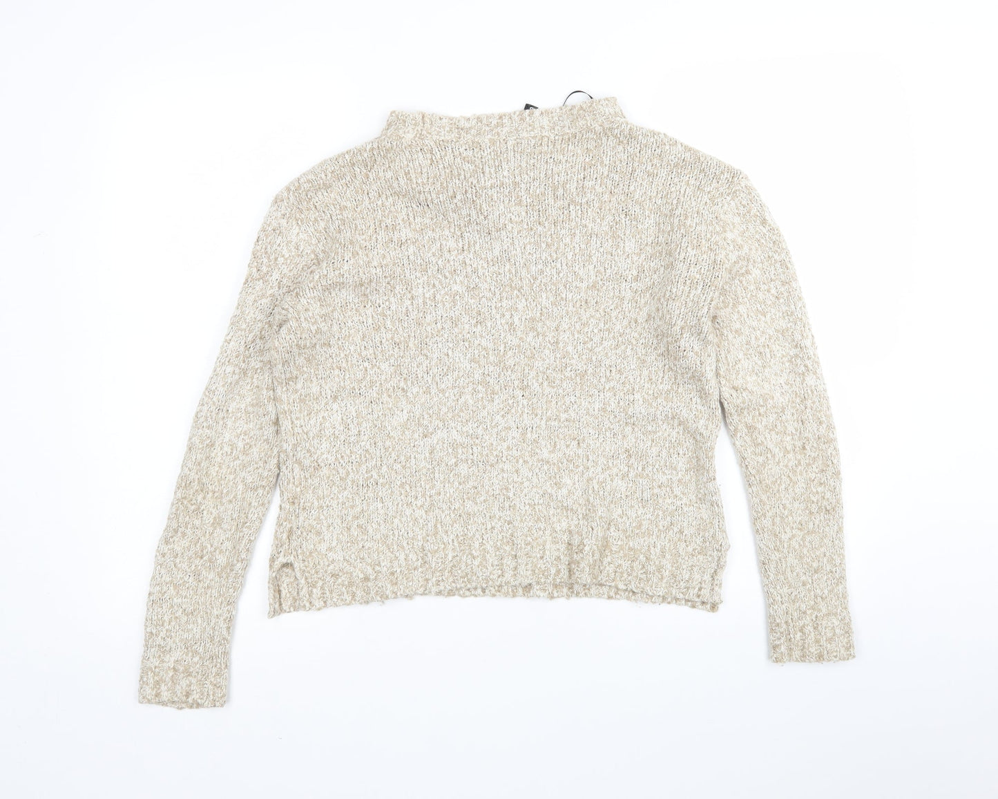 Womens UK Size S H&M Beige Pullover Jumper