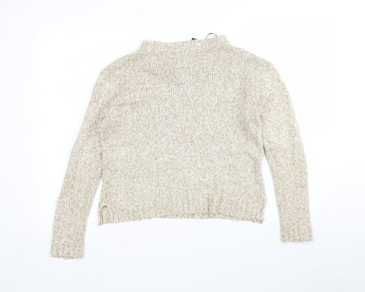 Womens UK Size S H&M Beige Pullover Jumper