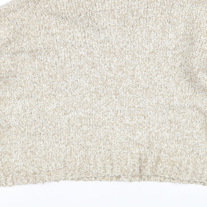 Womens UK Size S H&M Beige Pullover Jumper