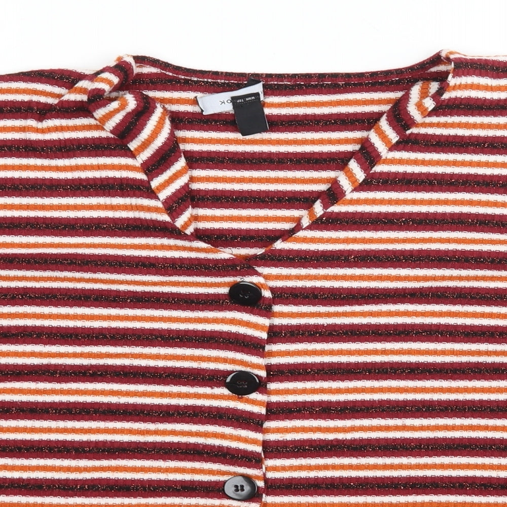 Womens UK Size S New Look Multicoloured Cardigan Jumper