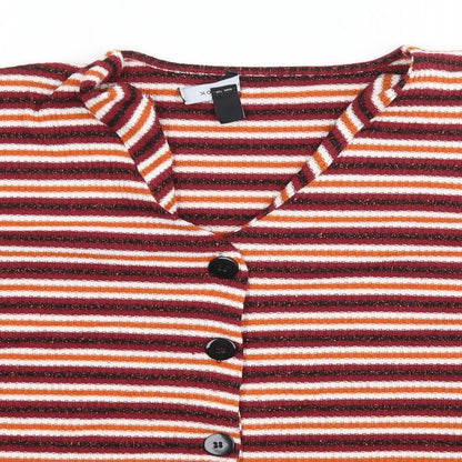 Womens UK Size S New Look Multicoloured Cardigan Jumper