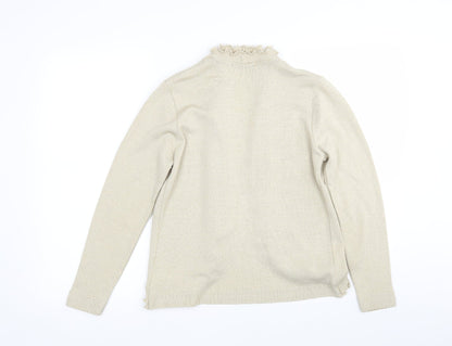 Womens UK Size S Just Elegance Beige Cardigan Jumper