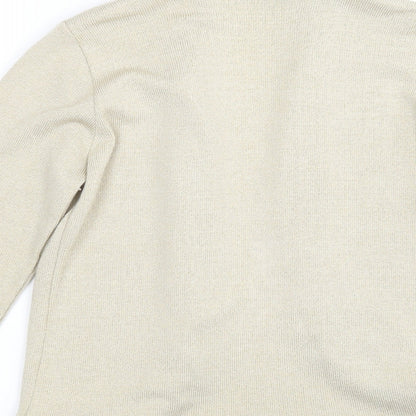 Womens UK Size S Just Elegance Beige Cardigan Jumper
