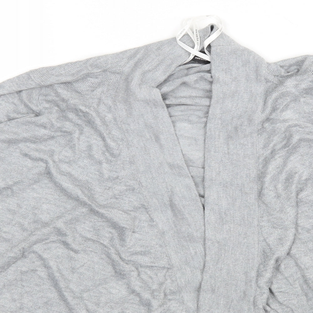 Womens UK Size 8 Dorothy Perkins Grey Cardigan Jumper