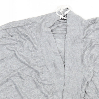 Womens UK Size 8 Dorothy Perkins Grey Cardigan Jumper