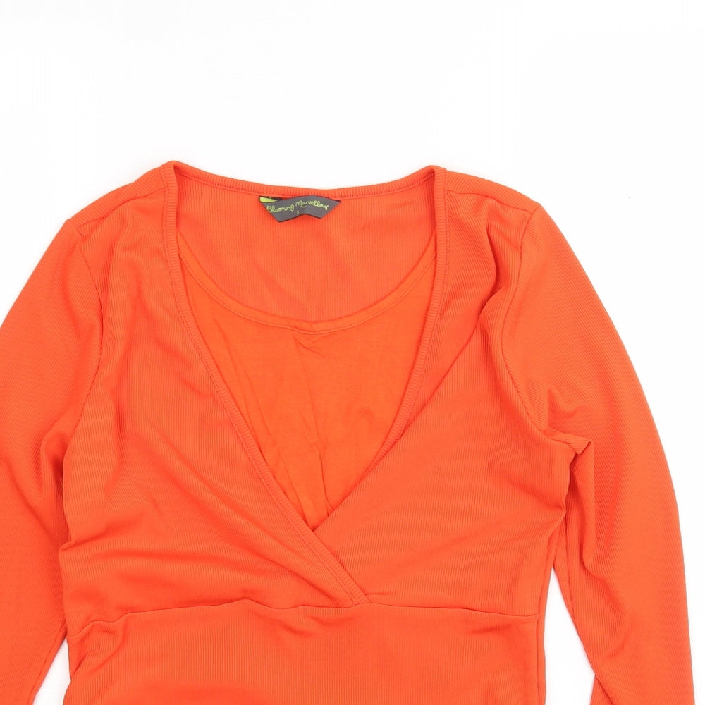 Womens UK Size S Blooming Marvellous Orange Basic Blouse