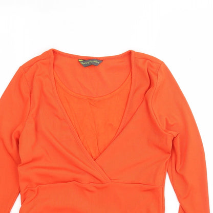 Womens UK Size S Blooming Marvellous Orange Basic Blouse
