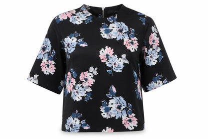 Womens UK Size 8 Dorothy Perkins Multicoloured Basic Blouse