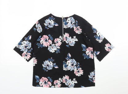 Womens UK Size 8 Dorothy Perkins Multicoloured Basic Blouse