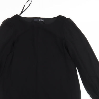 Atmosphere Womens Black  Polyester A-Line  Size 6  Round Neck