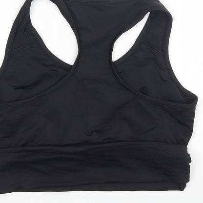 Brand and care label for Primark men’s multicoloured polyamide cropped tank, size S, round neck