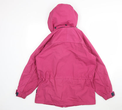 Womens UK Size M Trespass Pink Rain Coat
