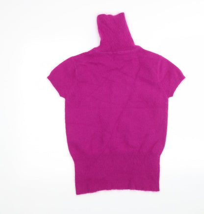 Nuna Lie Womens Pink Roll Neck  Polyamide Pullover Jumper Size S