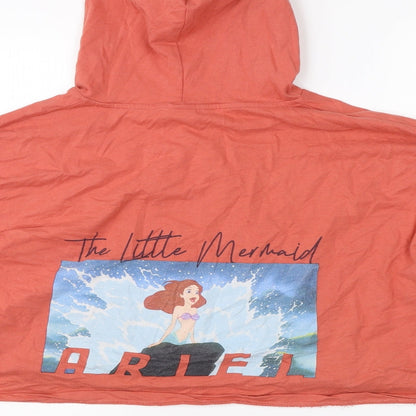Womens UK Size 14 Disney Red Shrug Hoodie