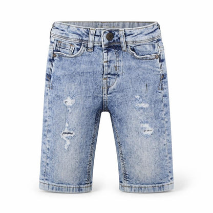Front view of Denim Co boys’ blue cotton skinny jeans, size 2-3, years regular