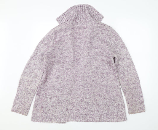 Womens UK Size S Bonmarche Purple Pullover Jumper