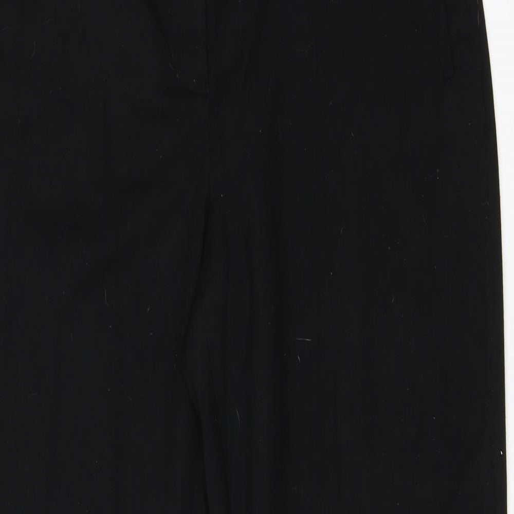 Womens UK Size 14 NEXT Regular Fit Dress Pants Black Trousers