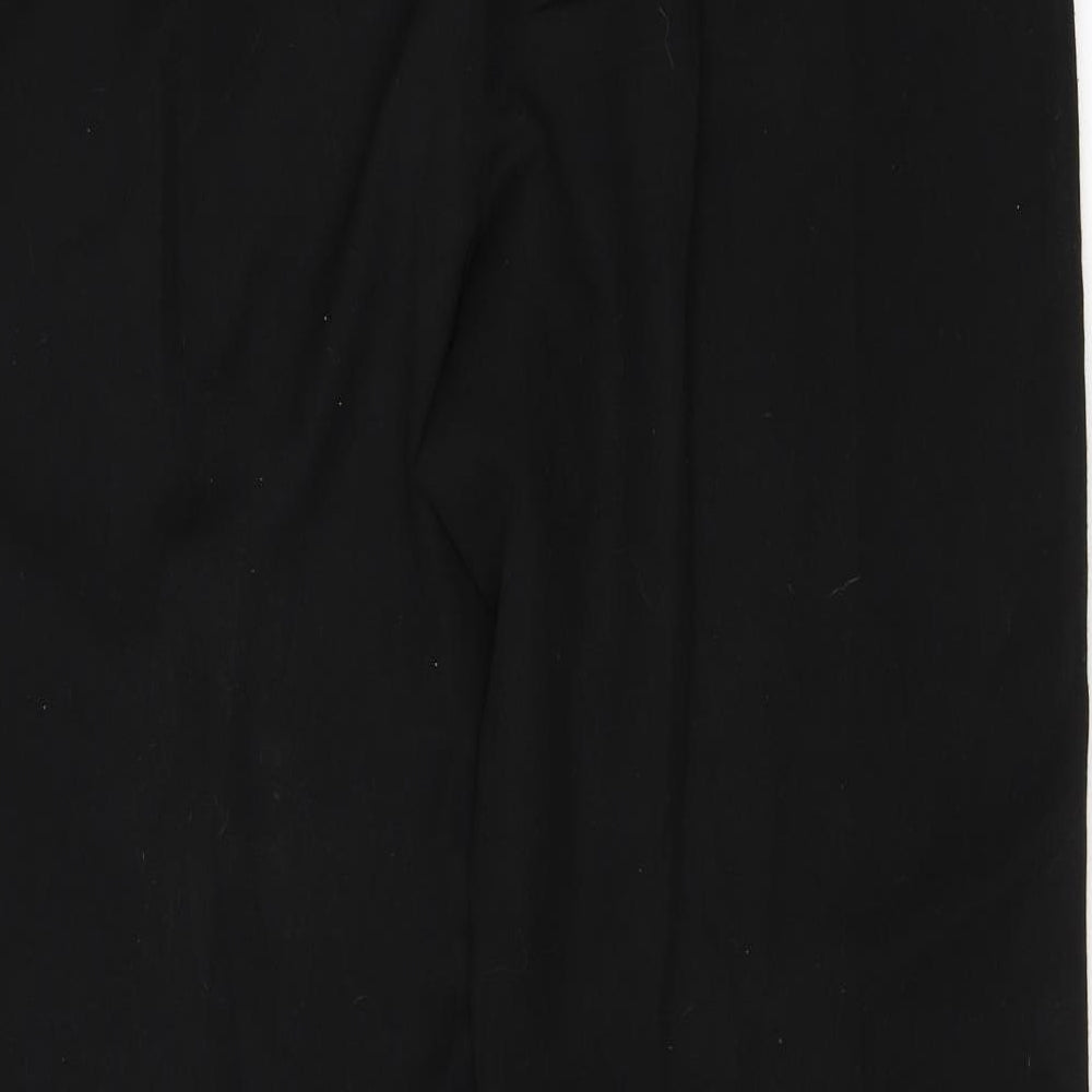 Womens UK Size 14 NEXT Regular Fit Dress Pants Black Trousers