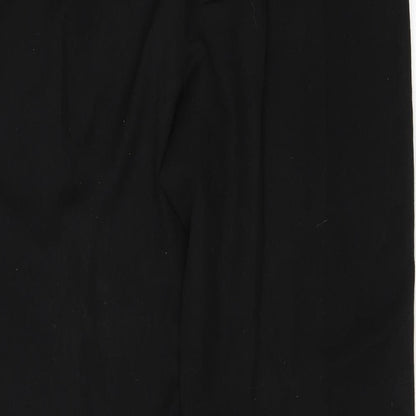 Womens UK Size 14 NEXT Regular Fit Dress Pants Black Trousers