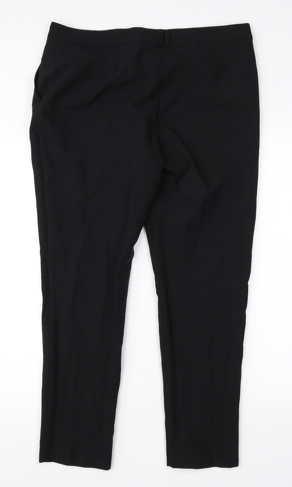 Womens UK Size 12 Atmosphere Regular Fit Dress Pants Black Trousers