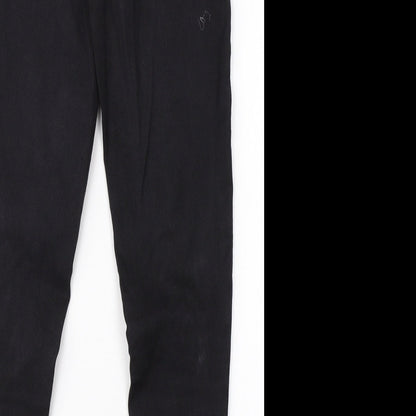 F&F Womens Black  Cotton Skinny Jeans Size 10 L28 in Regular